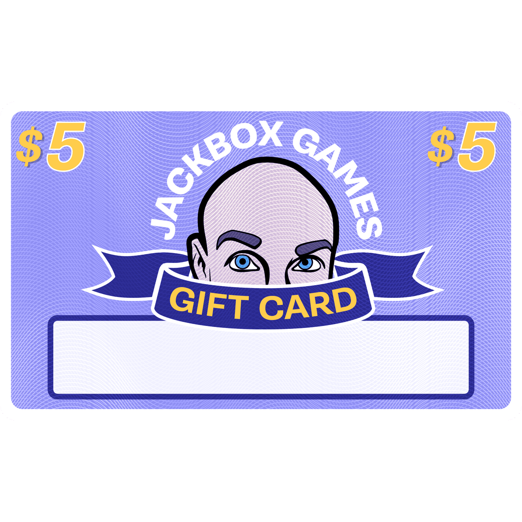 Jackbox Games Gift Card - $5 USD